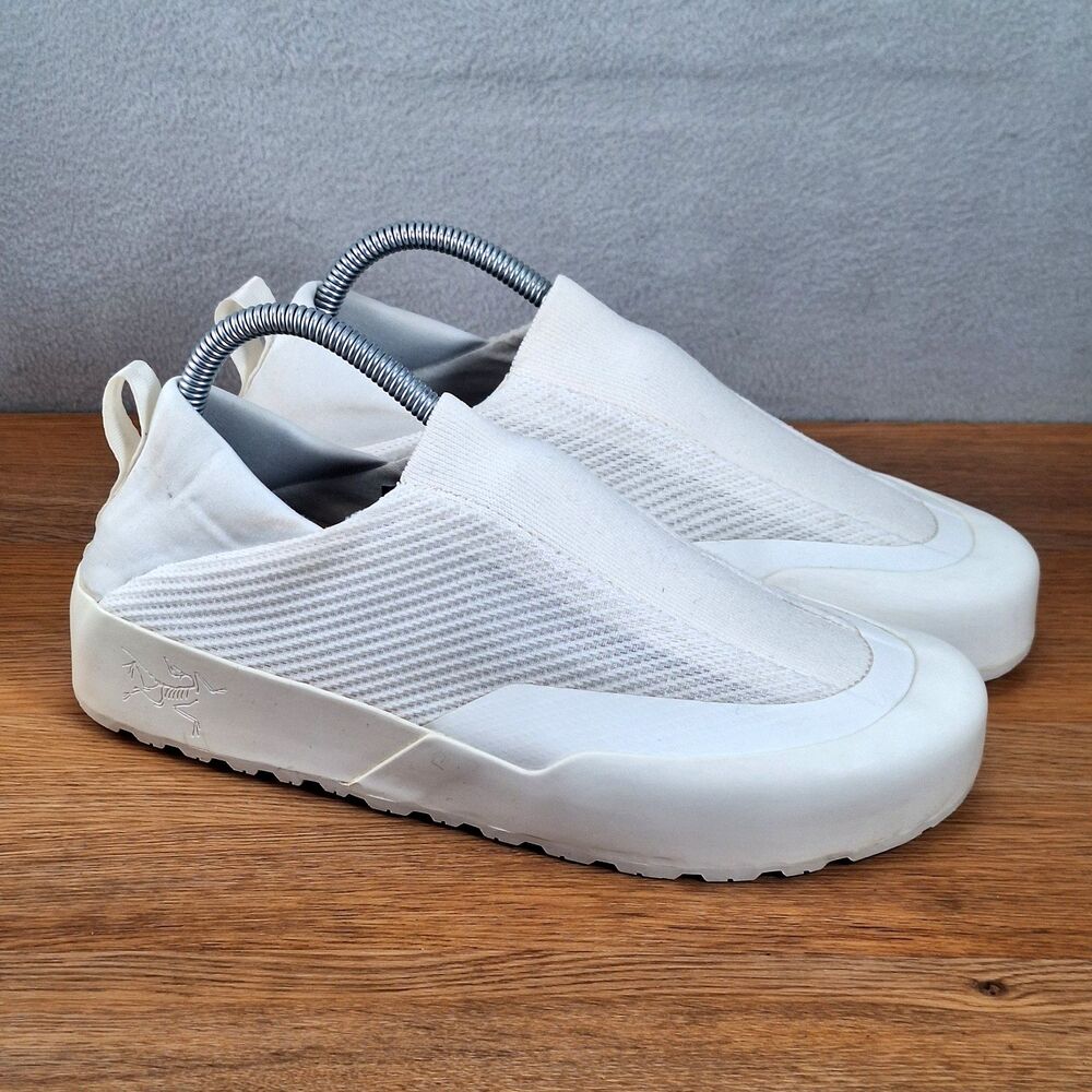 Arc'teryx Kragg Women's 8 Slip-On Shoes White Knit Lightweight Casual Comfort 40